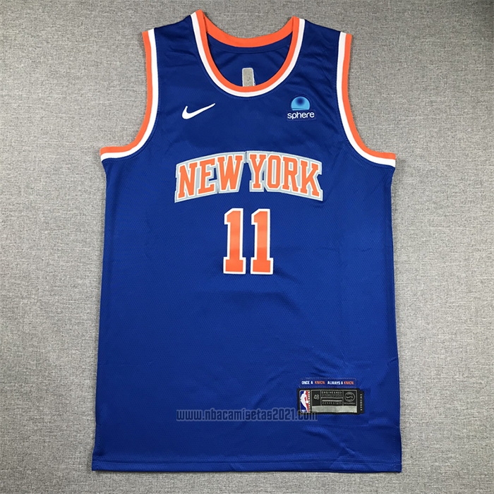 Camiseta New York Knicks Jalen Brunson #11 Icon 2022-23 Azul